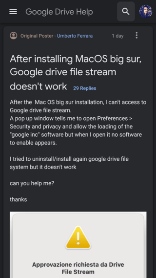 google drive update for mac